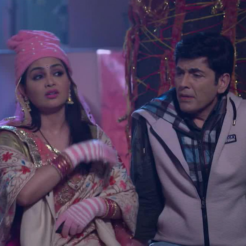Anita is annoyed with Tiwari for not respecting her, and Vibhuti is tr