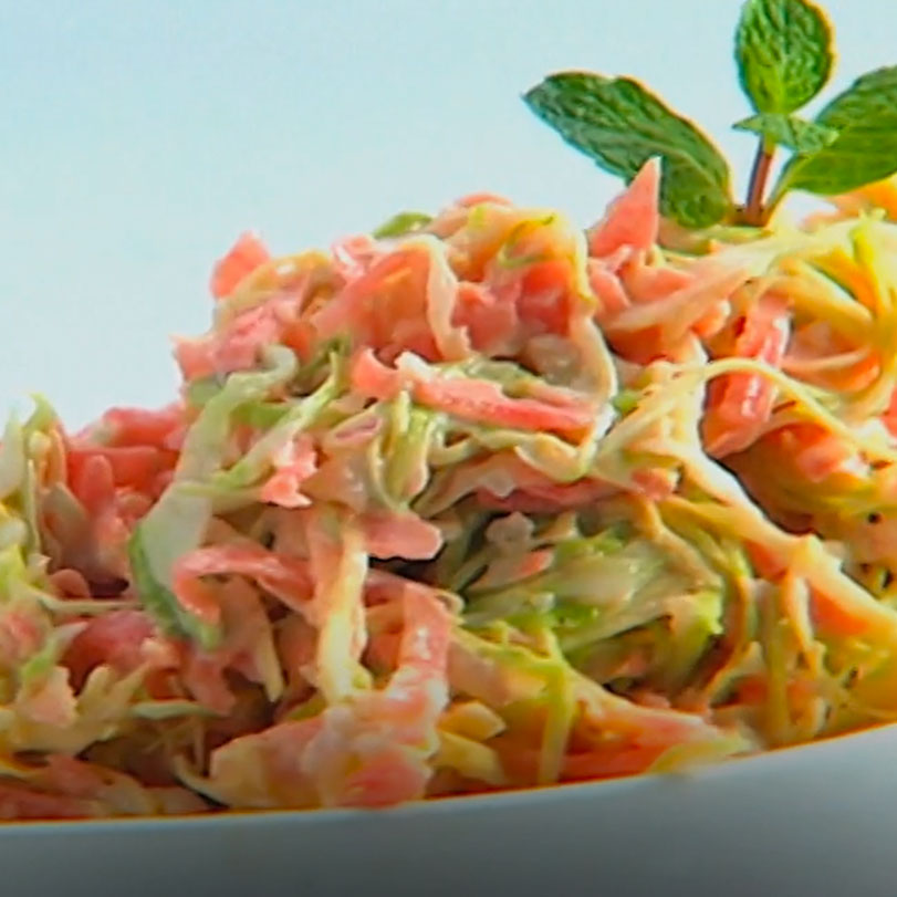 Coleslaw Salad is very good for the health learn who to make it in thi