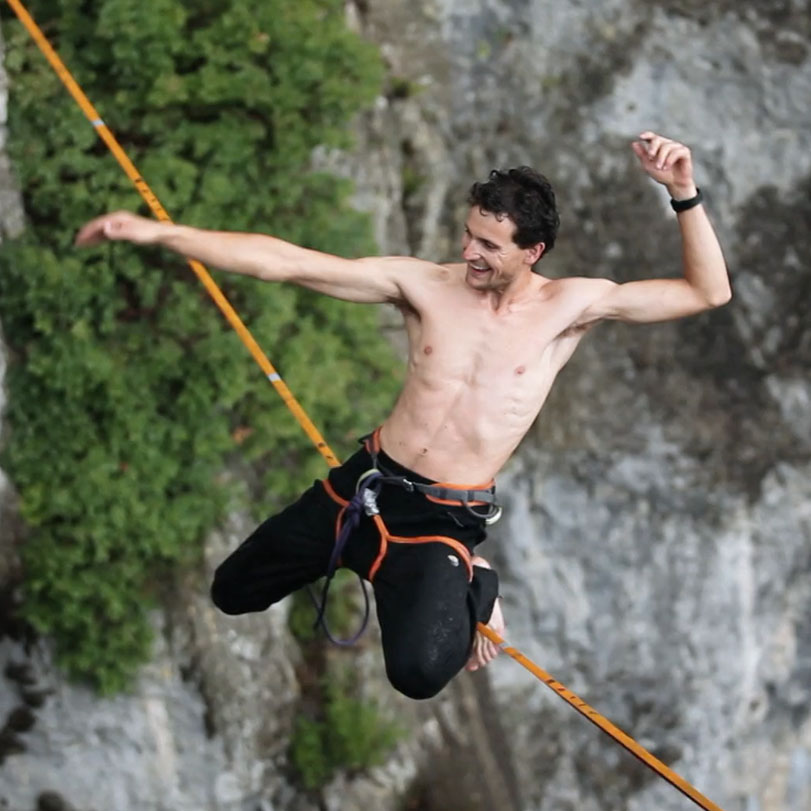 French duo Tancrède Melet and Julien Millot are masters of highlining.