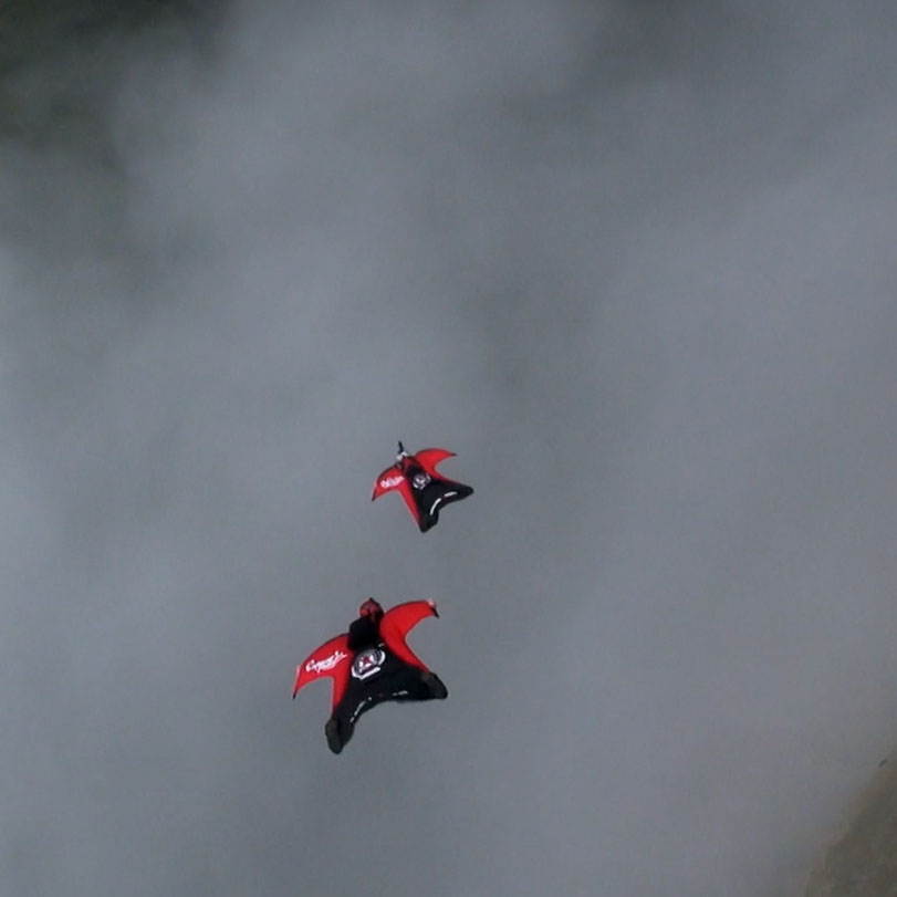 After near misses in China, Espen Fadnes and fellow wingsuit pilots Jo