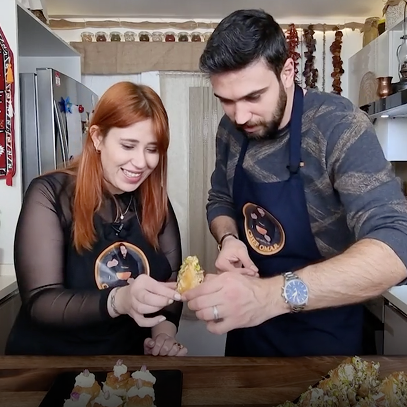 Chef Omar hosts Dina from Syria to fulfill her desire to learn her hus