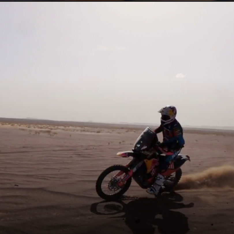 Riders spend a lot of time riding through sand in preparation for Daka