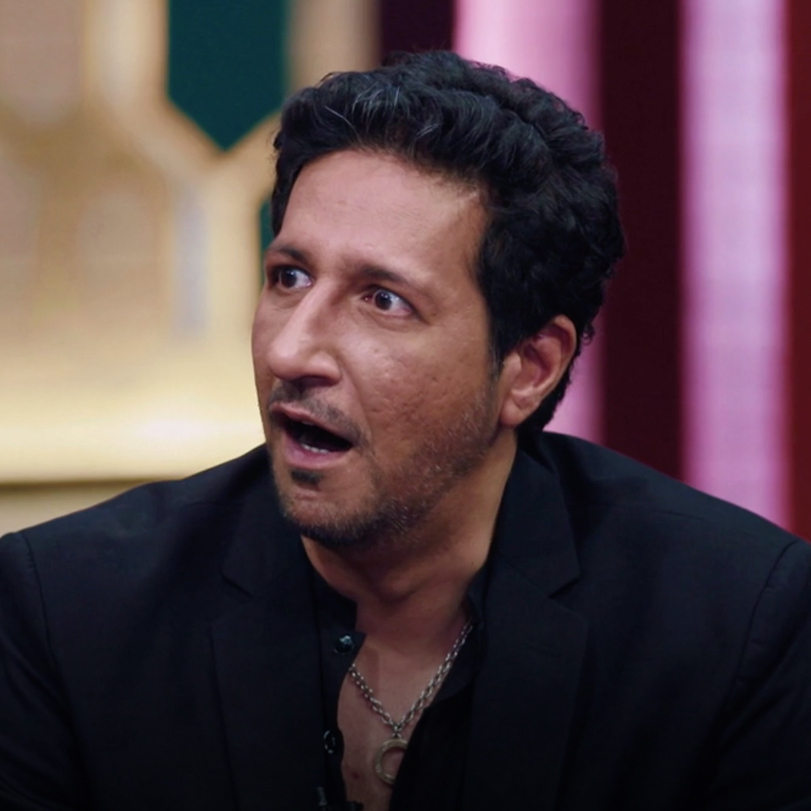 Salim and Sulaiman Merchant on the last episode of the show. Zeba prep
